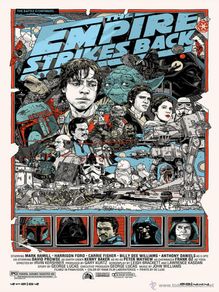 Poster collecting : star wars - the empire strikes back !! cartel cine 30x40 !!